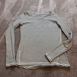 Talbots long sleeve striped tee